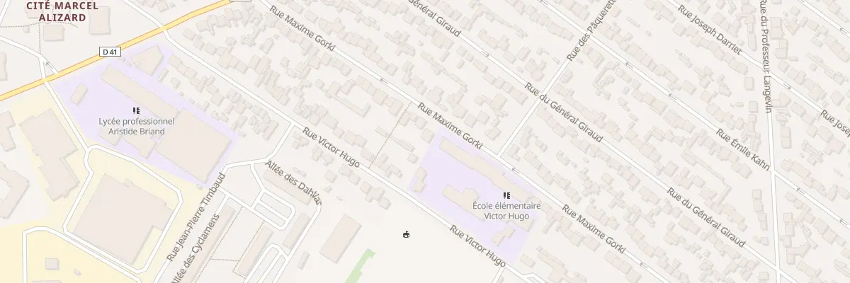 Plan du 125 Rue Maxime Gorki au Blanc-Mesnil