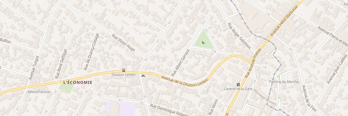 Plan du 9 Rue Albert Sarraut à Drancy