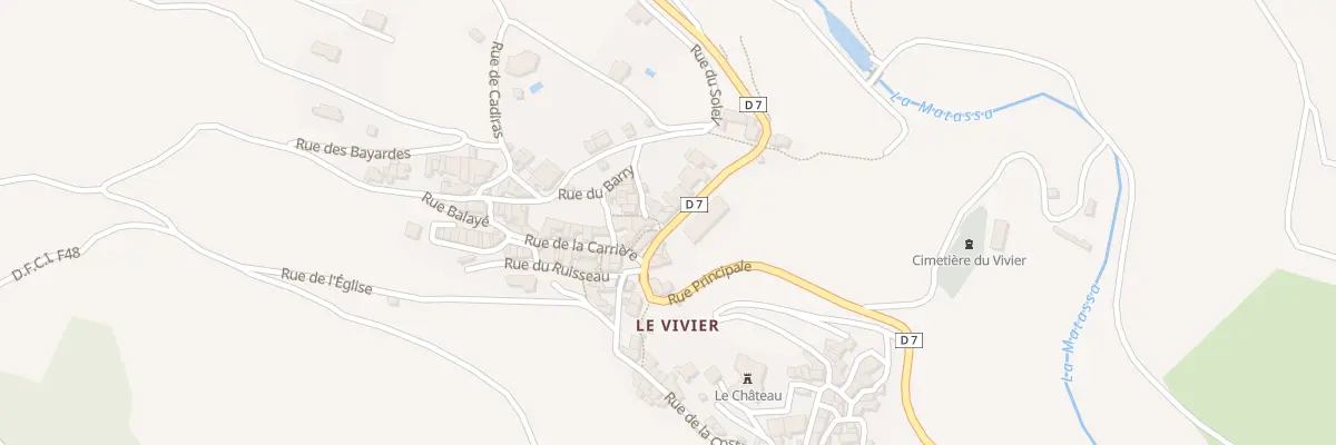 Plan du 16 Rue Principale au Vivier