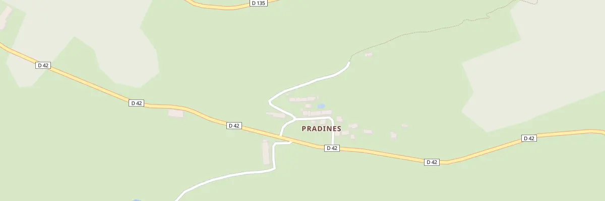 Plan du 5159 Pradines à Saint-Chamant