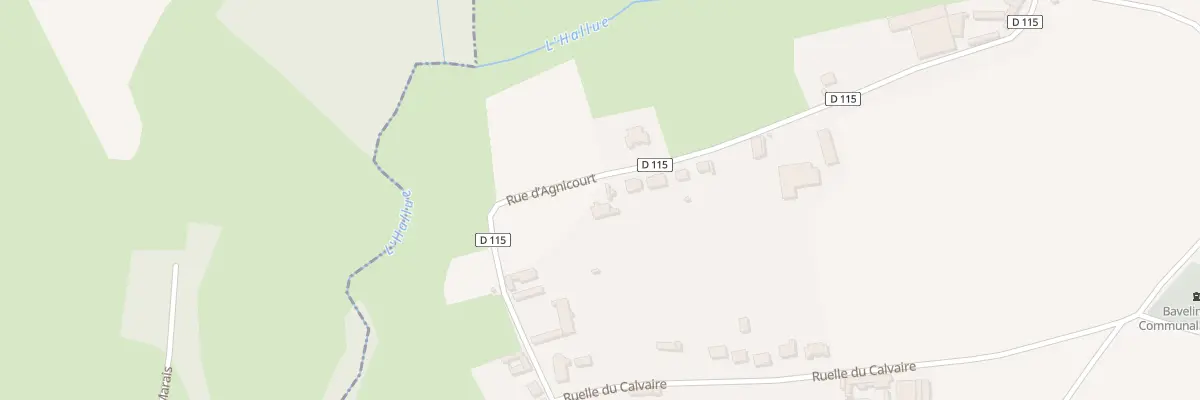 Plan du 25 Rue d’Agnicourt à Bavelincourt