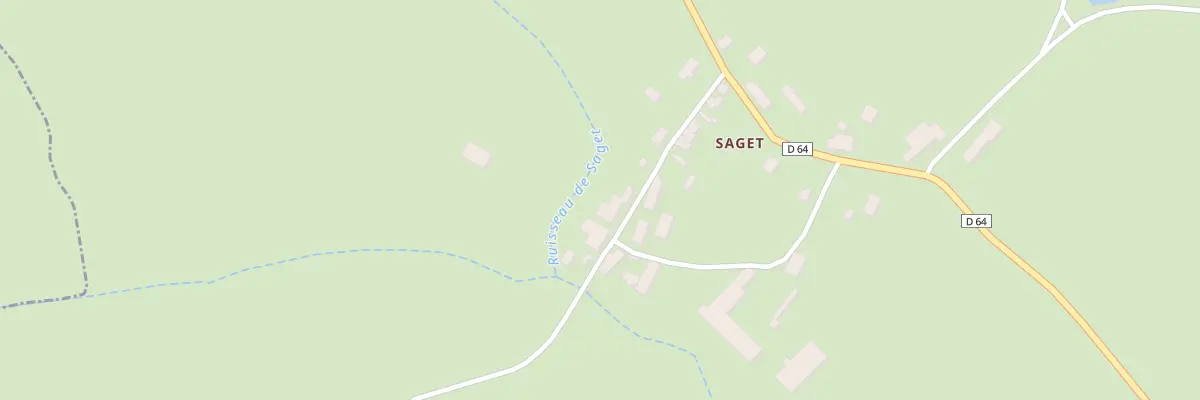 Plan du 18 Saget à Budelière