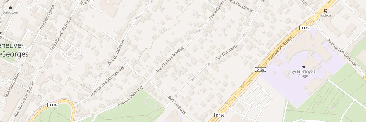 Plan du 22 Rue Villebois Mareuil à Villeneuve-Saint-Georges