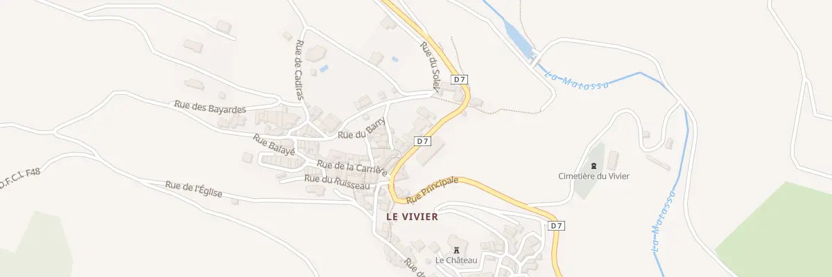 Plan du 42 Le Barry au Vivier