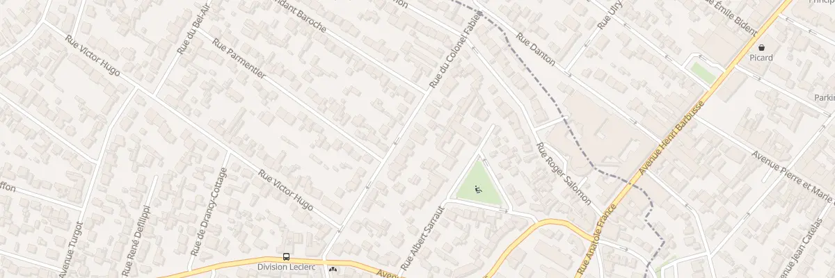 Plan du 32 Rue du Col Fabien à Drancy