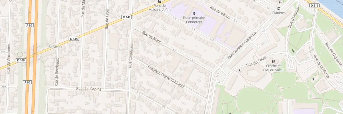 Plan du 20 Rue Mars à Maisons-Alfort