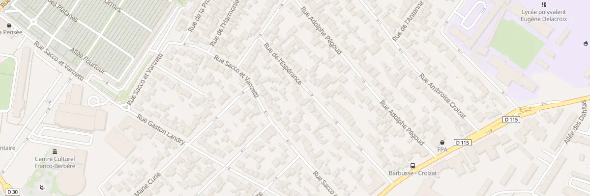 Plan du 24 Rue De L’Esperance à Drancy