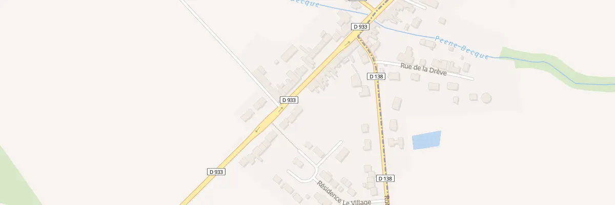 Plan du 2B Rte de St Omer à Bavinchove