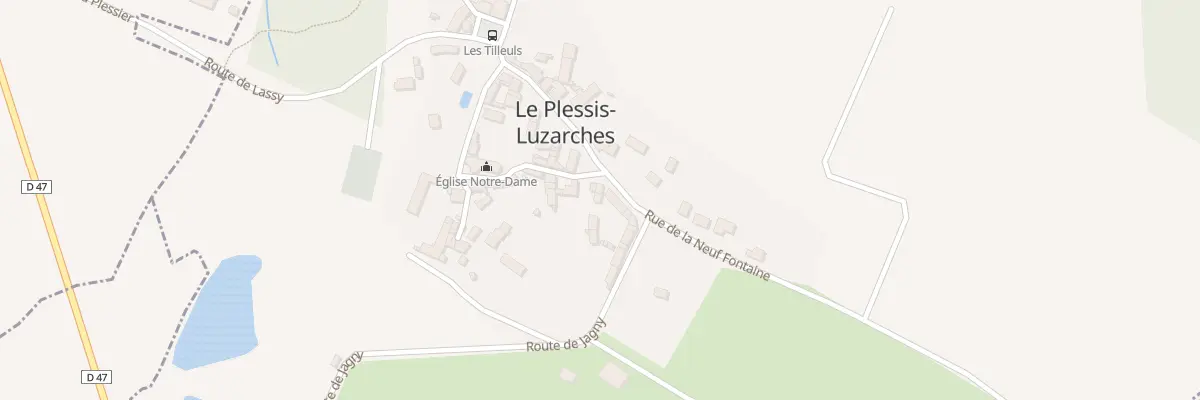 Plan du 4 Crs du Bresil au Plessis-Luzarches