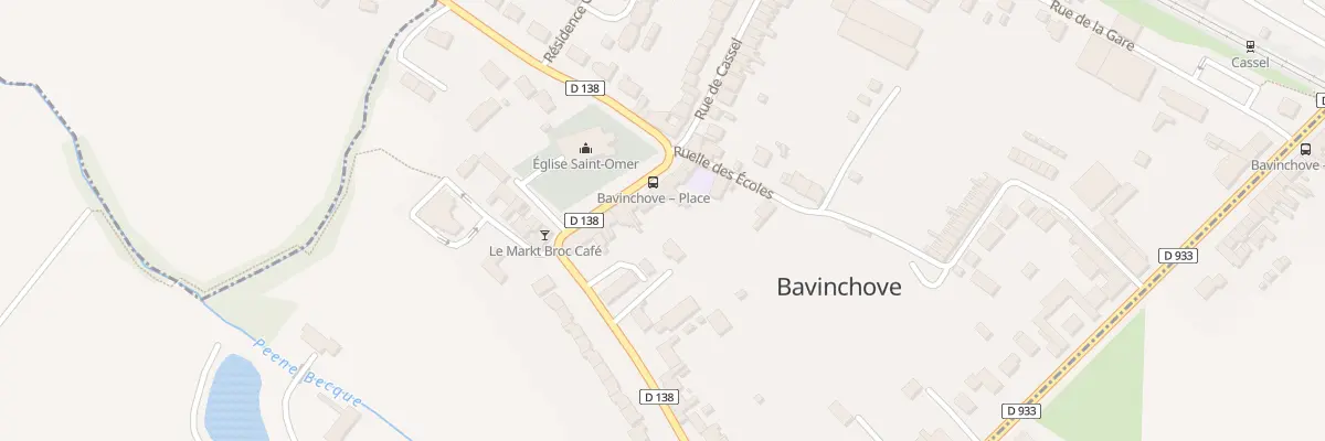 Plan du 10 Pl de l’Eglise à Bavinchove
