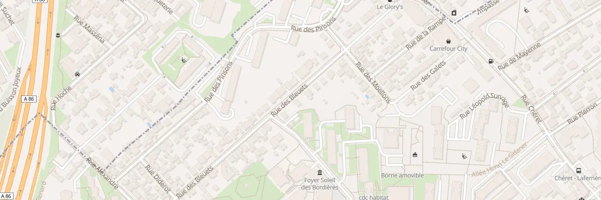 Plan du 60 Rue des Bleuets à Créteil