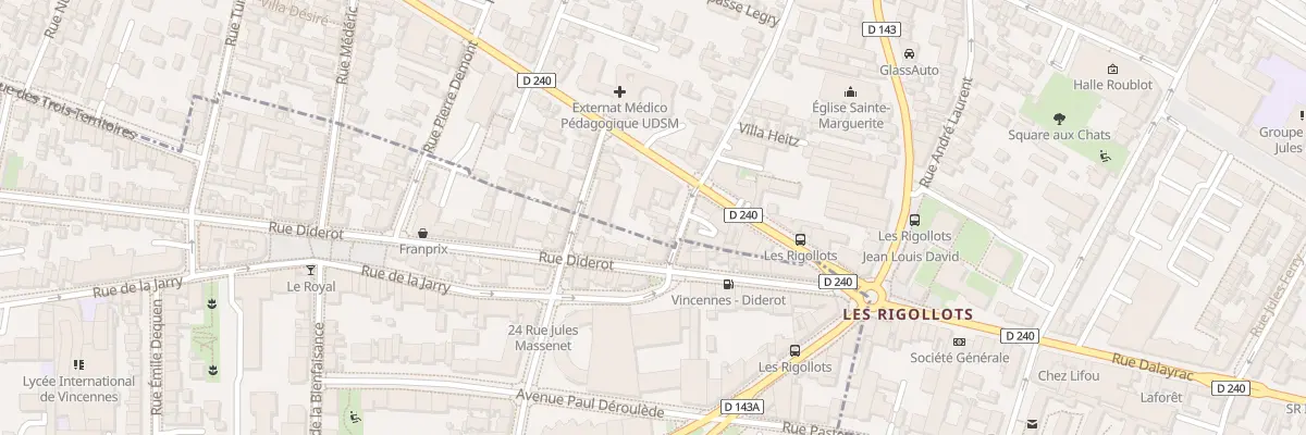 Plan du 5 Rue Émile Boutrais à Fontenay-sous-Bois