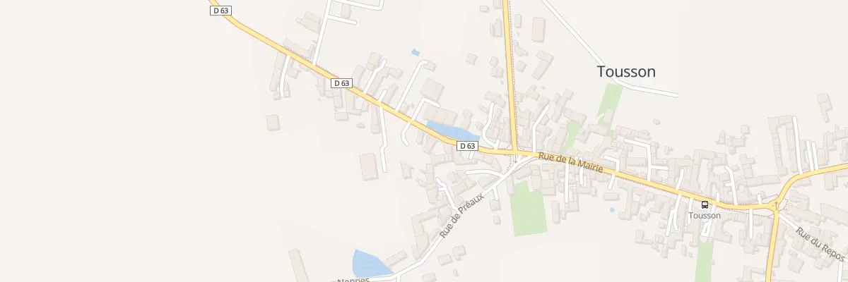 Plan du 7 Rue de Maisse à Tousson