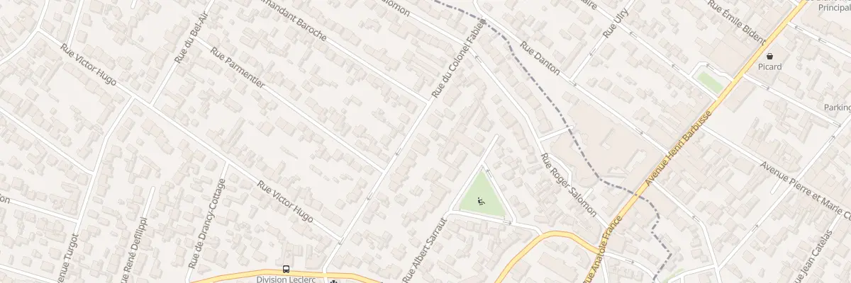 Plan du 34B Rue du Col Fabien à Drancy