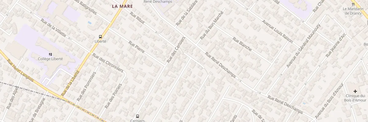 Plan du 4 Rue Des Pruniers à Drancy