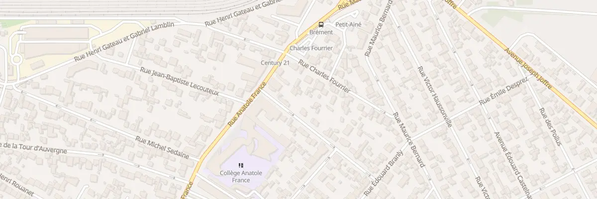 Plan du 9 Rue Paul Lossing à Drancy