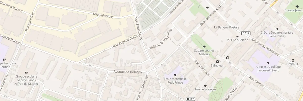 Plan du 82 Rue Saint Denis à Noisy-le-Sec