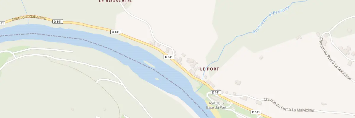 Plan du 5106 Le Port à Vieillevie