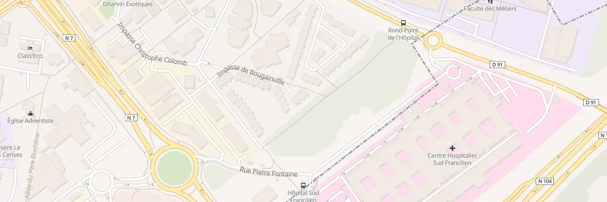 Plan du 30 Imp Bougainville à Évry-Courcouronnes