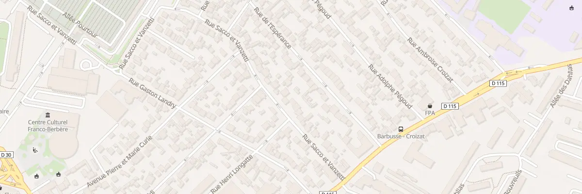 Plan du 127 Rue Sacco Vanzetti à Drancy
