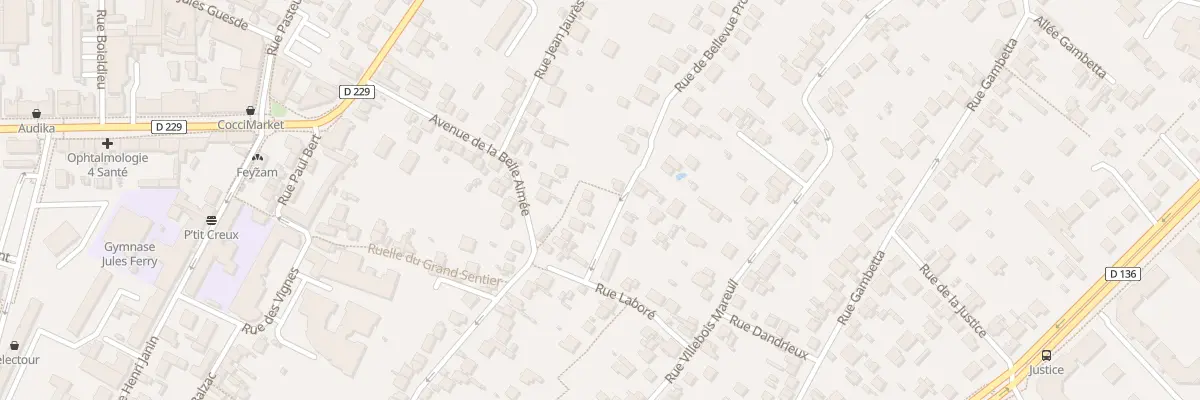 Plan du 46 Rue de Bellevue à Villeneuve-Saint-Georges