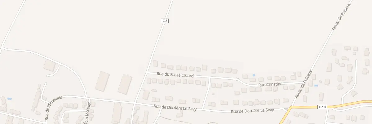 Plan du 9 Rue du Fossé Lézard à Fontenay-en-Parisis