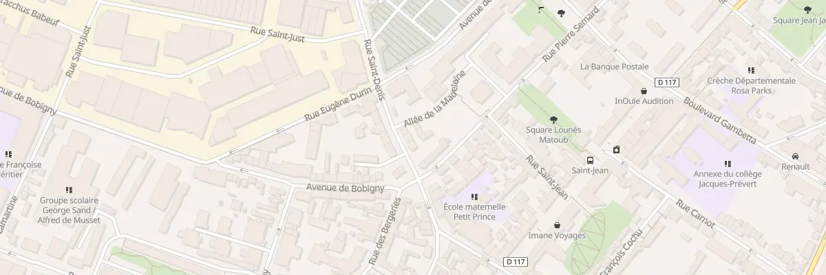 Plan du 80 Rue Saint Denis à Noisy-le-Sec