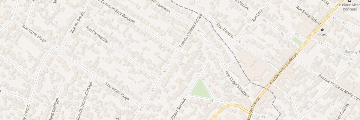 Plan du 38 Rue du Col Fabien à Drancy