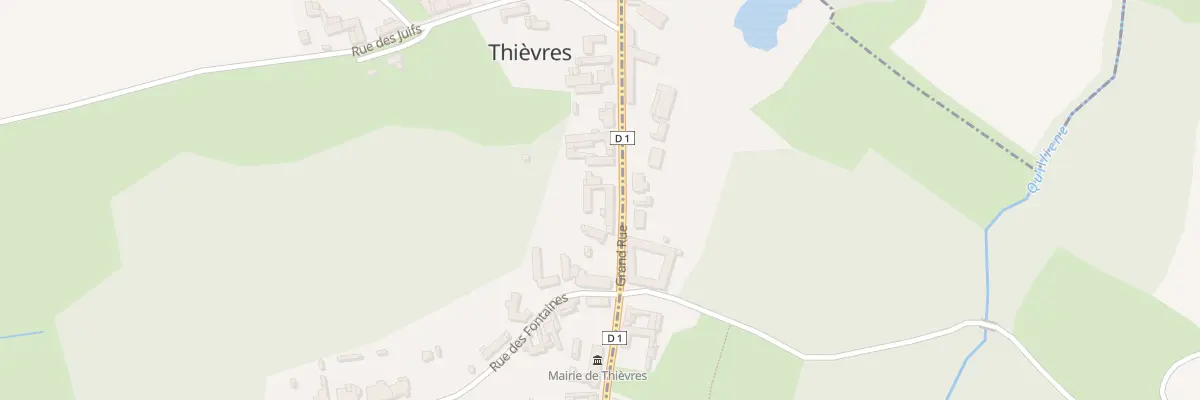 Plan du 18 Gr Grand Rue à Thièvres
