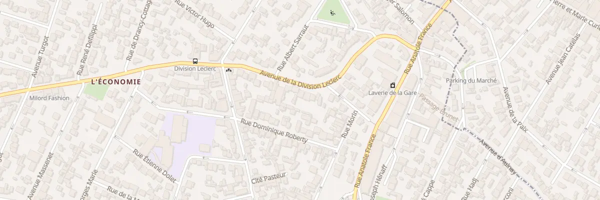 Plan du 43 Av De La Division Leclerc à Drancy