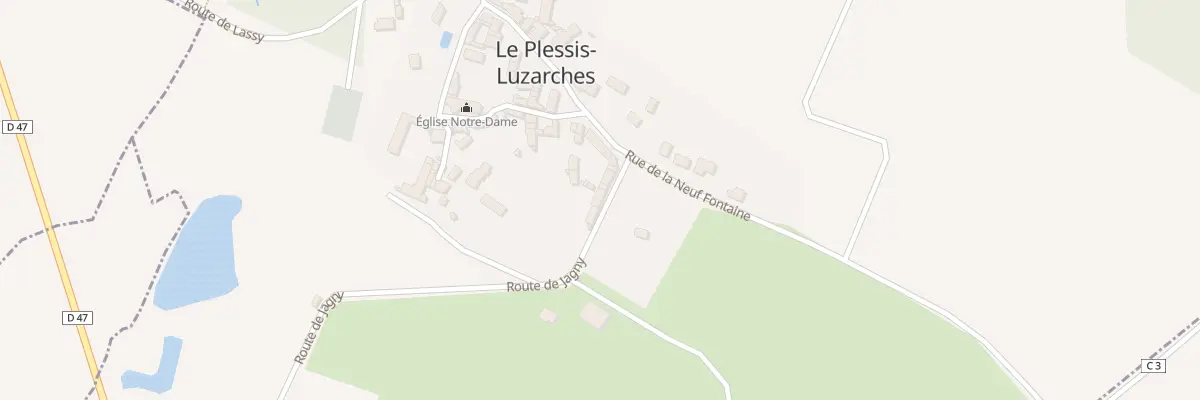 Plan du 6B Rue de Jagny au Plessis-Luzarches