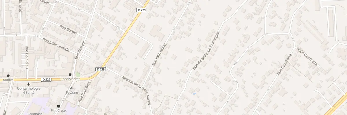 Plan du 16B Rue Jean Jaurés à Villeneuve-Saint-Georges