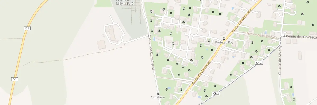 Plan du 70 Rue de la Porte au Roy à Milly-la-Forêt