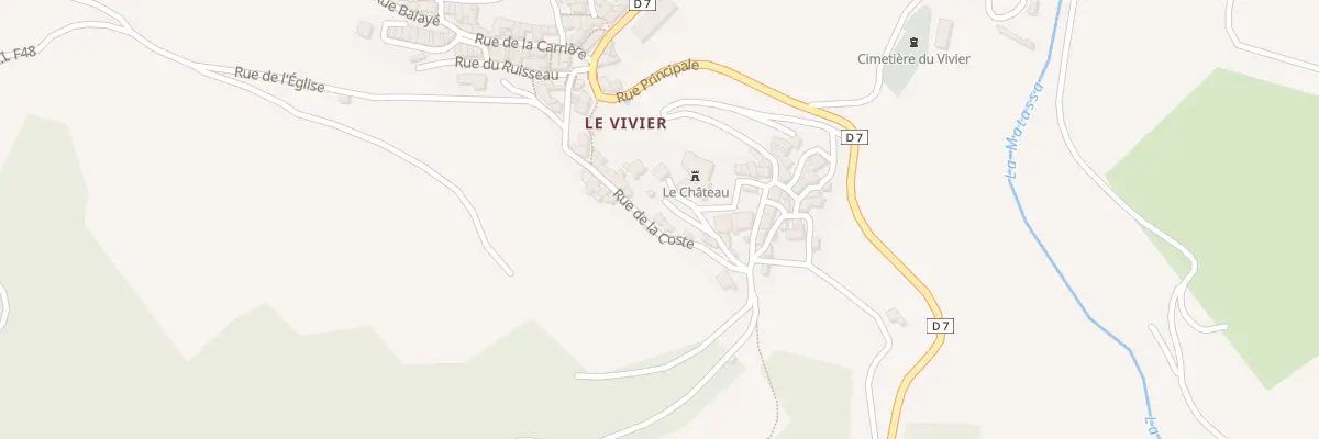 Plan du 85 La Ville au Vivier