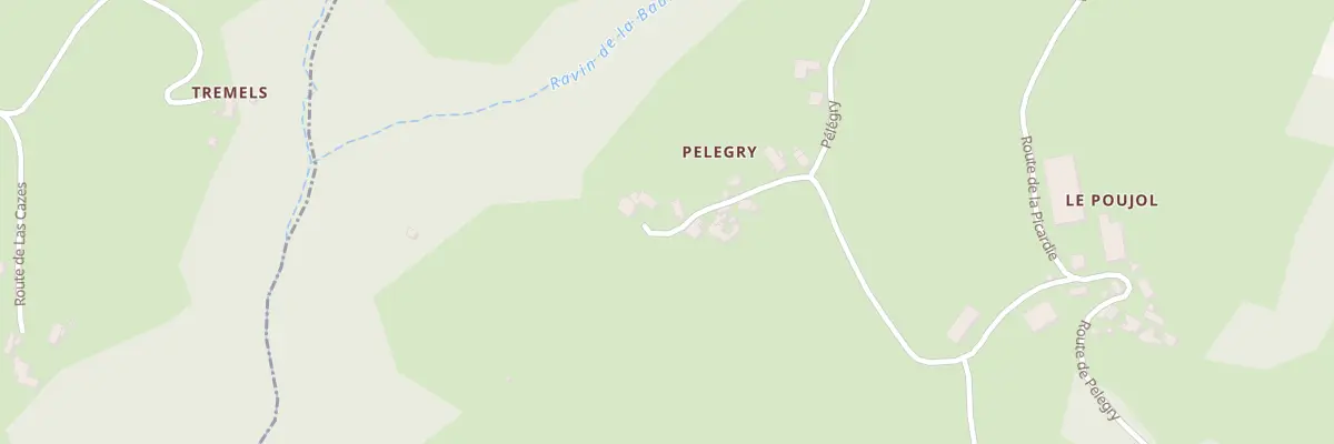 Plan du 5195 Pelegry à Pruines
