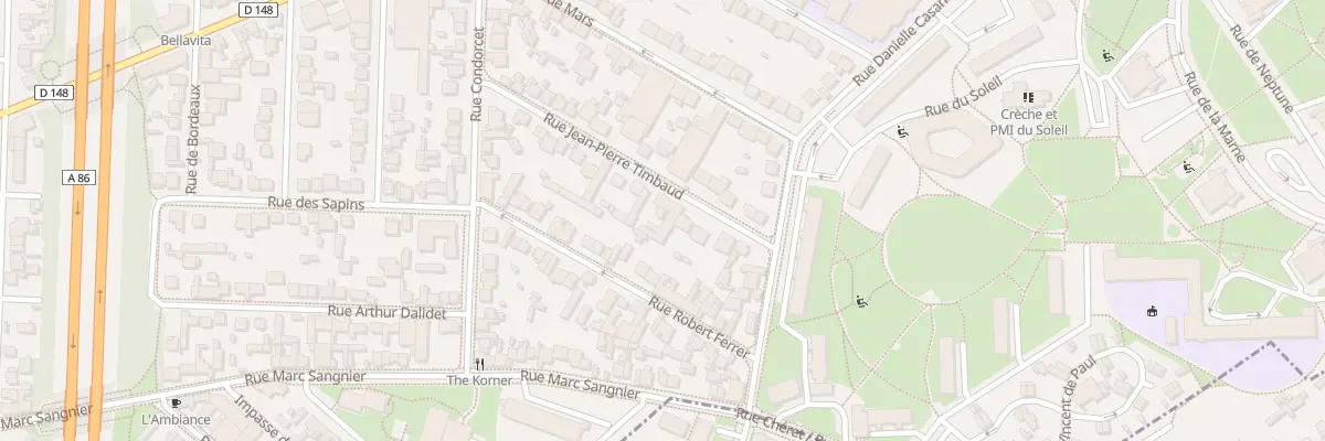 Plan du 24 Rue Jean-Pierre Timbaud à Maisons-Alfort