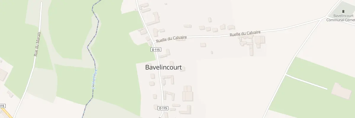 Plan du 9 Gr Grande Rue à Bavelincourt
