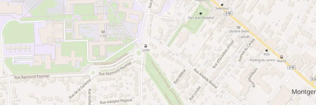 Plan du 4 Rue Aristide Briand à Montgeron