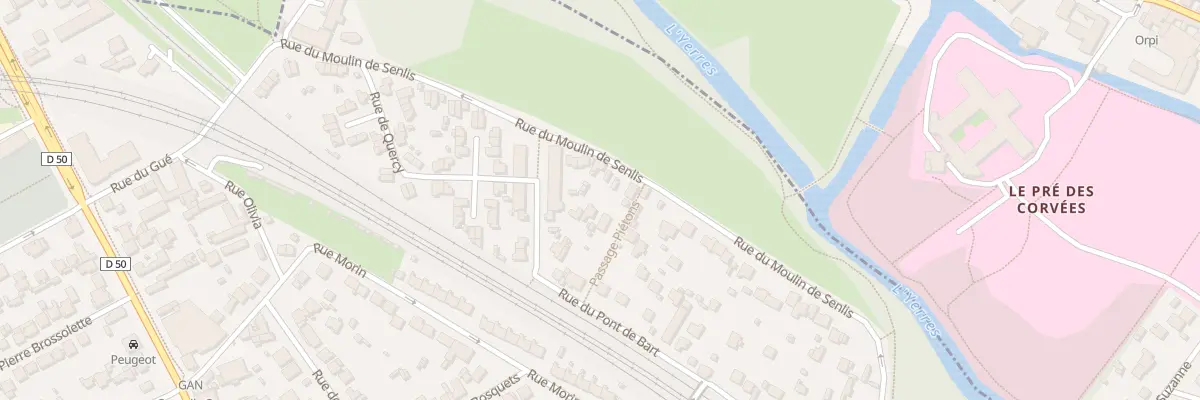Plan du 59 Rue du Moulin de Senlis à Montgeron