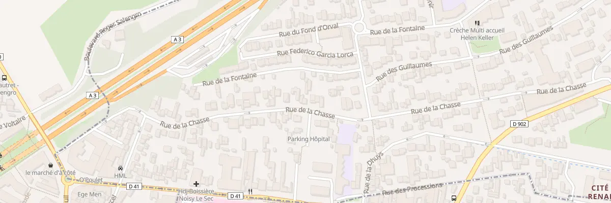 Plan du 81 Rue de la Chasse à Noisy-le-Sec