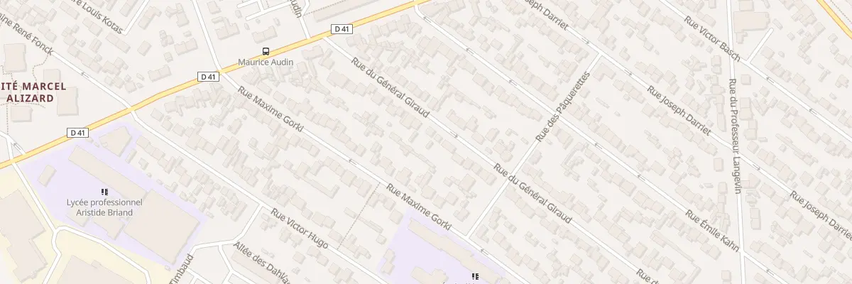 Plan du 123 Rue du Gen Giraud au Blanc-Mesnil