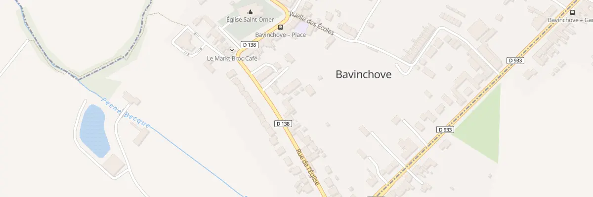 Plan du 22 Rue de l’Eglise à Bavinchove