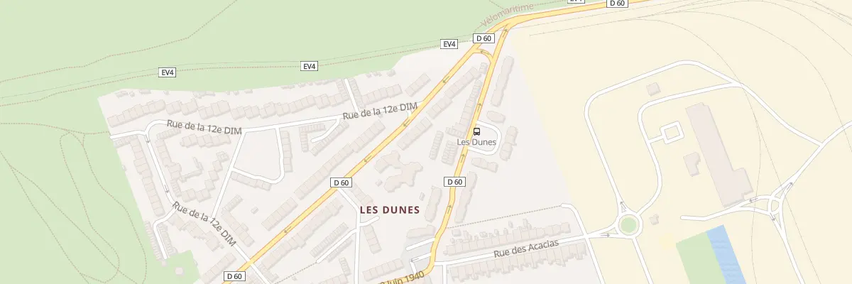 Plan du 402 Rue du Gen Catroux à Leffrinckoucke