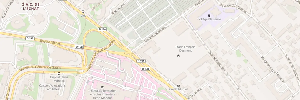 Plan du 101 Av Laferrière à Créteil