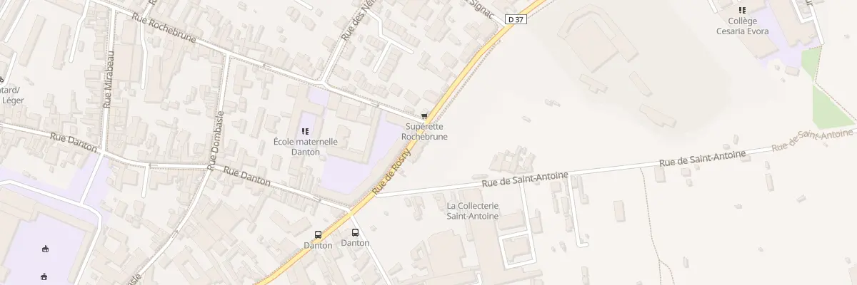 Plan du 150 Rue de Rosny à Montreuil