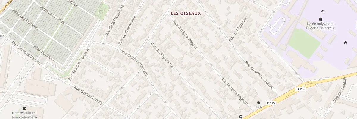 Plan du 19 Rue De L’Esperance à Drancy