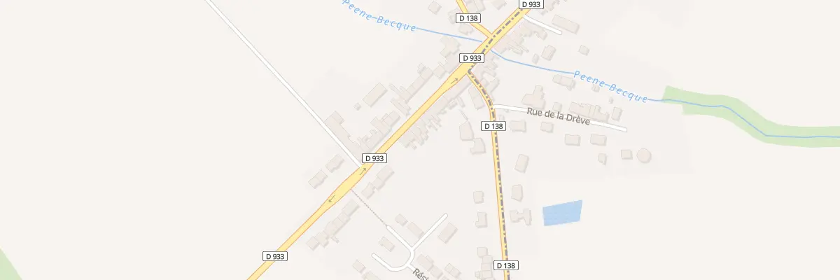 Plan du 6 Rte de St Omer à Bavinchove