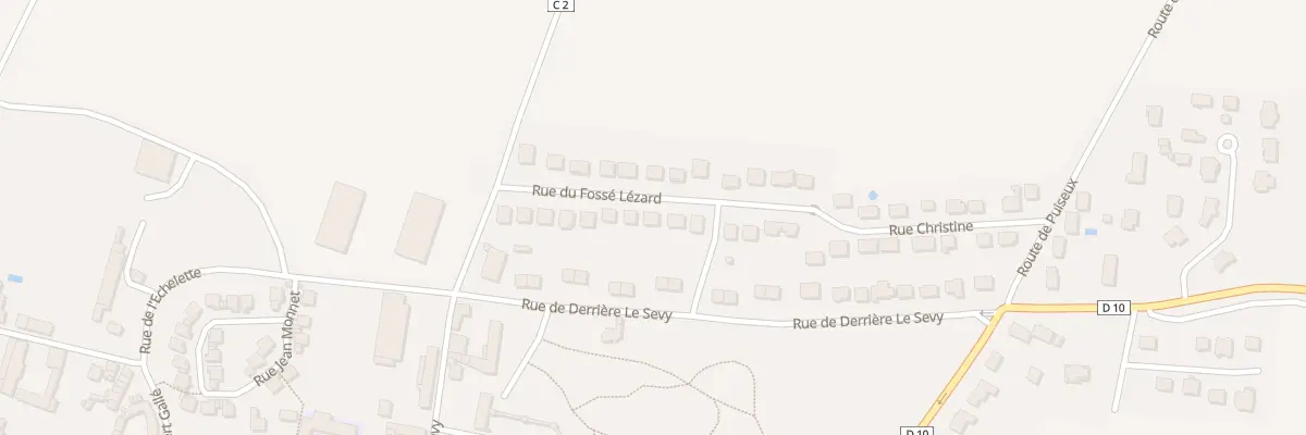 Plan du 16 Rue du Fossé Lézard à Fontenay-en-Parisis