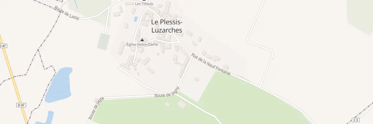Plan du 14 Crs du Bresil au Plessis-Luzarches