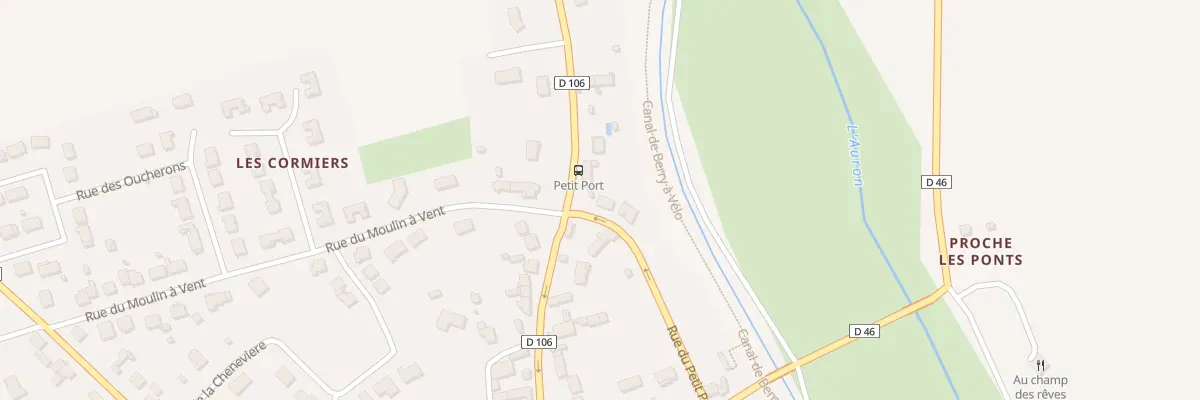Plan du 1 Rue du Port à Plaimpied-Givaudins
